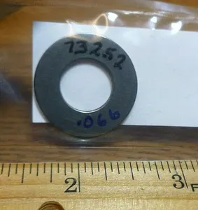 Lycoming 73252 THRUST WASHER, Governor Drive & Driven Gears (.0660 Thick)